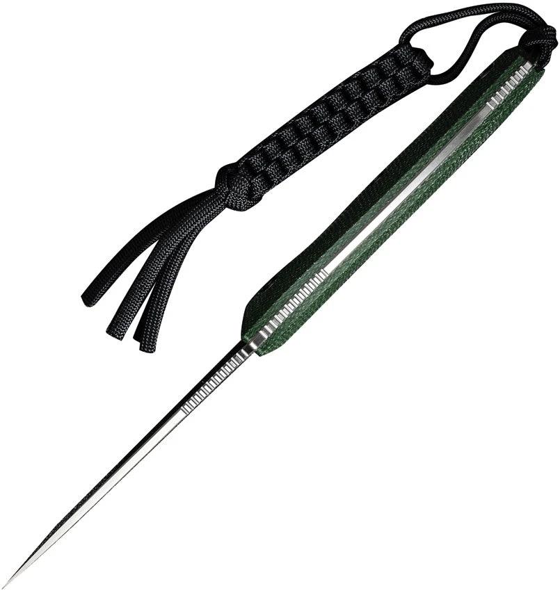 Civivi Stormridge Fixed Blade Knife Green Canvas Micarta 4 Inch Nitro V Blade EDC Survival by Civivi