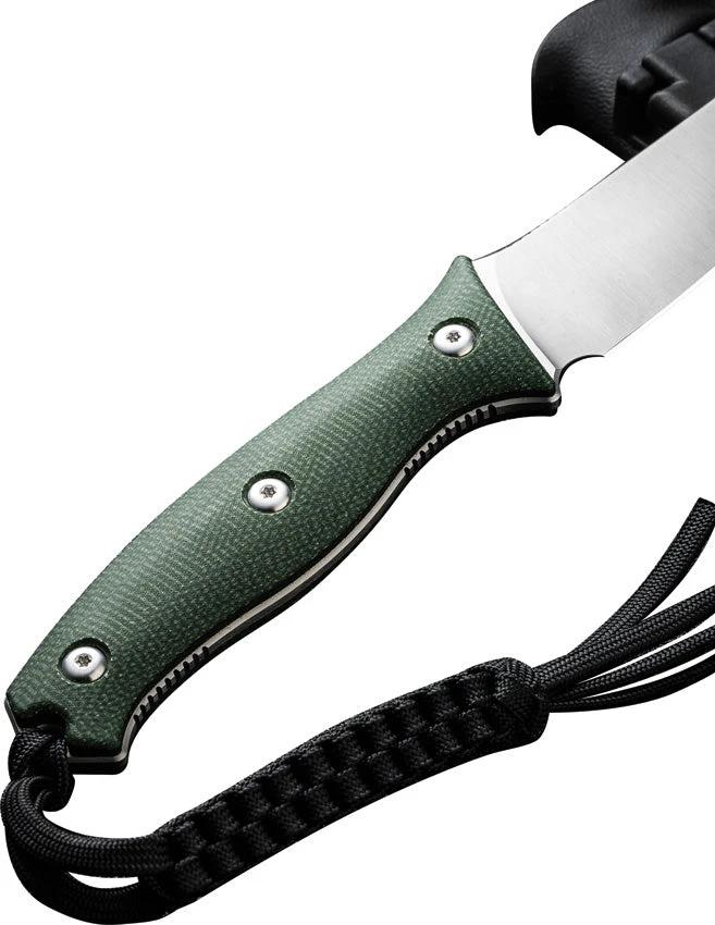 Civivi Stormridge Fixed Blade Knife Green Canvas Micarta 4 Inch Nitro V Blade EDC Survival by Civivi