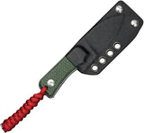 Civivi Baby Banter Fixed Blade Knife 5 Inch Nitro V Steel Green Canvas Micarta Handle For EDC Fans Neck Sheath by Civivi