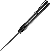 Civivi Starflare Button Lock Folding Knife Premium Nitro V Blade Black Aluminum Handle EDC by Civivi