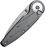 Civivi Starflare Button Lock Knife 3.38in Satin Nitro V Blade Gray Aluminum Handle EDC Enthusiasts by Civivi