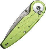 Civivi Starflare Button Lock Knife Lime Aluminum Handle 3.38in Nitro V Satin Blade EDC by Civivi