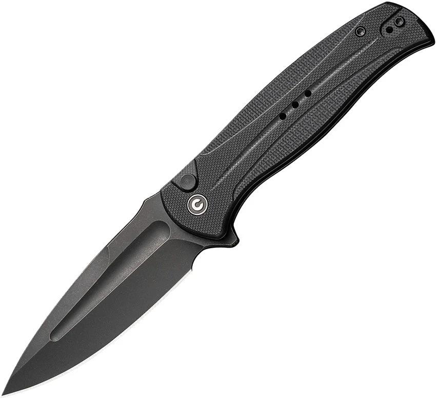 Civivi Incindie Button Lock Black G10 C23053-1 by Civivi