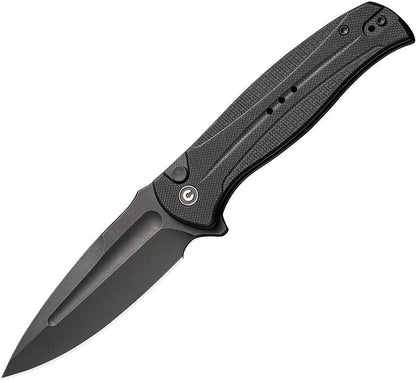 Civivi Incindie Button Lock Black G10 C23053-1 by Civivi