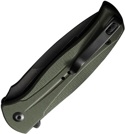 Civivi Incindie Button Lock Knife OD Green G10 Handle 14C28N Blade For EDC Enthusiasts by Civivi