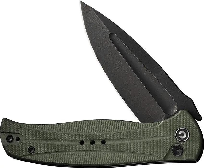Civivi Incindie Button Lock Knife OD Green G10 Handle 14C28N Blade For EDC Enthusiasts by Civivi