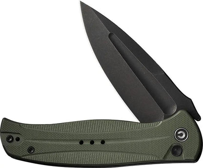 Civivi Incindie Button Lock Knife OD Green G10 Handle 14C28N Blade For EDC Enthusiasts by Civivi