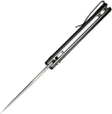 Civivi Incindie Button Lock SW Knife Stonewash Finish Black G10 Handle 14C28N Spear Point EDC Essential by Civivi