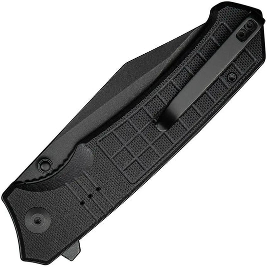 Civivi Tacticorix Linerlock Knife Black G10 3.75in Nitro V Clip Point Blade for EDC Enthusiasts by Civivi