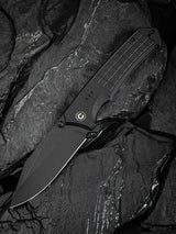 Civivi Tacticorix Linerlock Knife Black G10 3.75in Nitro V Clip Point Blade for EDC Enthusiasts by Civivi