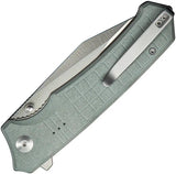 Civivi Tacticorix Linerlock Knife Gray G10 Handle 3.75in Premium Nitro V Clip Point Blade For EDC Enthusiasts by Civivi
