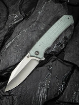 Civivi Tacticorix Linerlock Knife Gray G10 Handle 3.75in Premium Nitro V Clip Point Blade For EDC Enthusiasts by Civivi