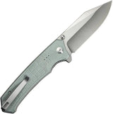 Civivi Tacticorix Linerlock Knife Gray G10 Handle 3.75in Premium Nitro V Clip Point Blade For EDC Enthusiasts by Civivi