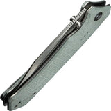 Civivi Tacticorix Linerlock Knife Gray G10 Handle 3.75in Premium Nitro V Clip Point Blade For EDC Enthusiasts by Civivi
