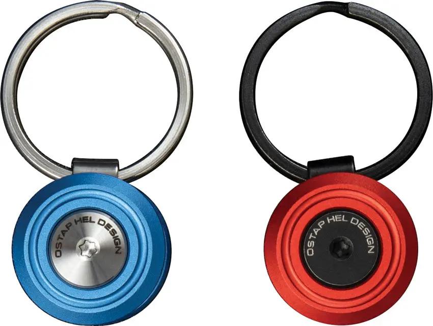Civivi Key Coin Set C23056-3 Premium EDC Key Ring Kit With Bronze Washers And Red Blue Pivots by Civivi