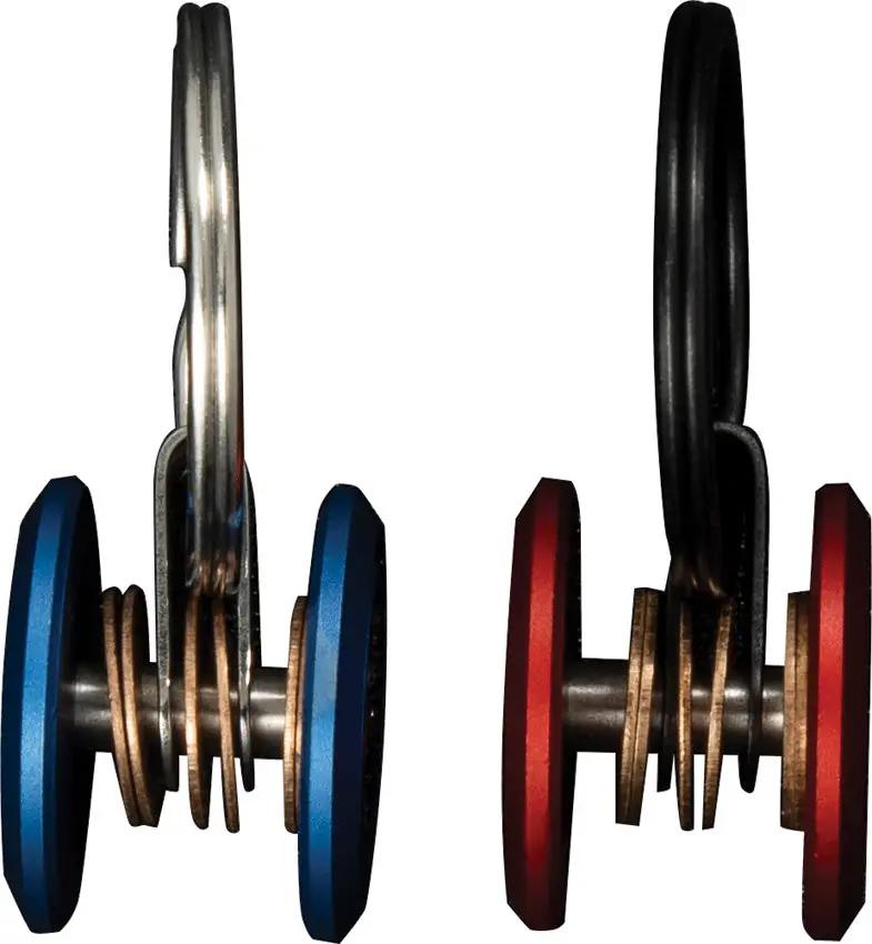 Civivi Key Coin Set C23056-3 Premium EDC Key Ring Kit With Bronze Washers And Red Blue Pivots by Civivi