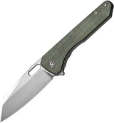 Civivi Nugz Linerlock Grn Micarta C23060-2 by Civivi
