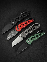 Civivi Pragma Button Lock Knife Nitro V Wharncliffe Blade Gray Aluminum EDC Ready by Civivi