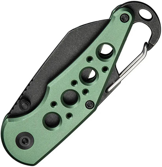 Civivi Pragma Button Lock Green Knife Premium Nitro V Wharncliffe 2.25in Blade with Bottle Opener for EDC by Civivi