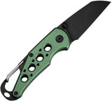 Civivi Pragma Button Lock Green Knife Premium Nitro V Wharncliffe 2.25in Blade with Bottle Opener for EDC by Civivi