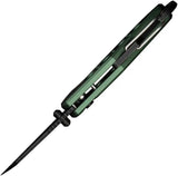 Civivi Pragma Button Lock Green Knife Premium Nitro V Wharncliffe 2.25in Blade with Bottle Opener for EDC by Civivi