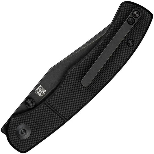 Civivi Clingman Linerlock Knife Black G10 Handle Nitro V Steel 3 Inch Blade Rugged EDC Enthusiasts by Civivi