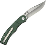 Civivi Clingman Linerlock Knife With Nitro V Blade Green Canvas Micarta Handle For EDC Enthusiasts by Civivi