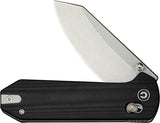Civivi Yonder Crossbar Lock Knife With 2.88in 14C28N Blade Stonewashed Finish Black G10 Pocket Clip EDC by Civivi