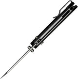 Civivi Yonder Crossbar Lock Knife With 2.88in 14C28N Blade Stonewashed Finish Black G10 Pocket Clip EDC by Civivi