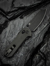 Civivi Yonder Crossbar Lock Folding Knife 14C28N Sandvik Blade With Premium Green Micarta Handle For EDC by Civivi