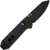 Civivi Yonder Crossbar Lock Knife For EDC Premium 2.88in Sandvik 14C28N Blade Black Burlap Micarta by Civivi