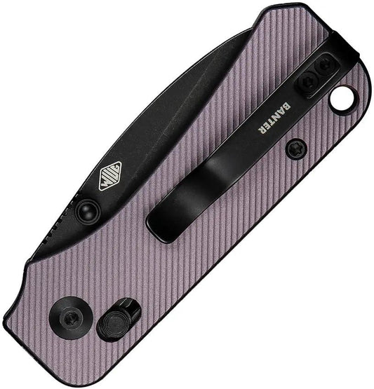 Civivi Baby Banter 2 Crossbar Lock Knife Nitro V Steel 3.25in Closed Purple Aluminum Handle EDC Enthusiasts by Civivi