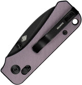 Civivi Baby Banter 2 Crossbar Lock Knife Nitro V Steel 3.25in Closed Purple Aluminum Handle EDC Enthusiasts by Civivi