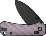 Civivi Baby Banter 2 Crossbar Lock Knife Nitro V Steel 3.25in Closed Purple Aluminum Handle EDC Enthusiasts by Civivi