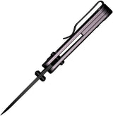 Civivi Baby Banter 2 Crossbar Lock Knife Nitro V Steel 3.25in Closed Purple Aluminum Handle EDC Enthusiasts by Civivi