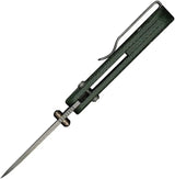 Civivi Baby Banter 2 Crossbar Lock EDC Knife With Nitro V Steel 3.25 Inch Drop Point Green Canvas Micarta by Civivi