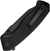 Civivi Placoid Linerlock Folding Knife With Black G10 Handle Three Seven Five Inch Clip Point Blade In 14C28N Steel EDC by Civivi
