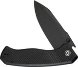 Civivi Placoid Linerlock Folding Knife With Black G10 Handle Three Seven Five Inch Clip Point Blade In 14C28N Steel EDC by Civivi