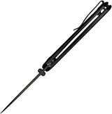 Civivi Placoid Linerlock Folding Knife With Black G10 Handle Three Seven Five Inch Clip Point Blade In 14C28N Steel EDC by Civivi