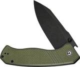 Civivi Placoid Linerlock Green G10 C230793 EDC Ready Folding Knife With 3.75in 14C28N Sandvik Blade by Civivi