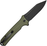 Civivi Neurohaptic Button Lock Knife OD Green G10 Handle Nitro V Clip Point EDC Everyday Carry Knife by Civivi