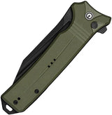 Civivi Neurohaptic Button Lock Knife OD Green G10 Handle Nitro V Clip Point EDC Everyday Carry Knife by Civivi
