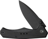 Civivi Photonix Linerlock Knife Black Stonewash 14C28N Blade With Extended Tang G10 Handle For EDC Enthusiasts by Civivi