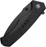 Civivi Photonix Linerlock Knife Black Stonewash 14C28N Blade With Extended Tang G10 Handle For EDC Enthusiasts by Civivi