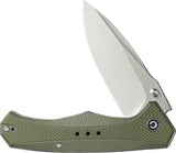 Civivi Photonix Linerlock Knife Premium EDC Everyday Carry Green G10 Handle 14C28N Satin Blade by Civivi