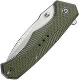 Civivi Photonix Linerlock Knife Premium EDC Everyday Carry Green G10 Handle 14C28N Satin Blade by Civivi