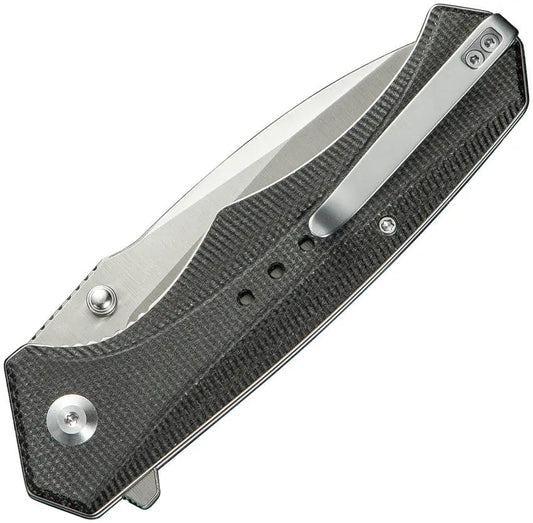 Civivi Photonix Linerlock Knife Green Canvas Micarta Handle Satin Drop Point Blade EDC Ready by Civivi