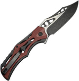Civivi Biophase Button Lock Knife Burgundy G10 Overlay Nitro V Clip Point EDC Enthusiasts Premium Build by Civivi