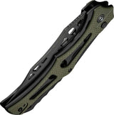 Civivi Biophase Button Lock EDC Knife With Premium Nitro V Steel Clip Point OD Green G10 Overlay by Civivi
