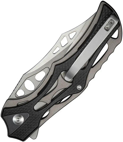 Civivi Biophase Button Lock Knife For Everyday Carry With Premium Nitro V Clip Point Blade And G10 Overlay by Civivi